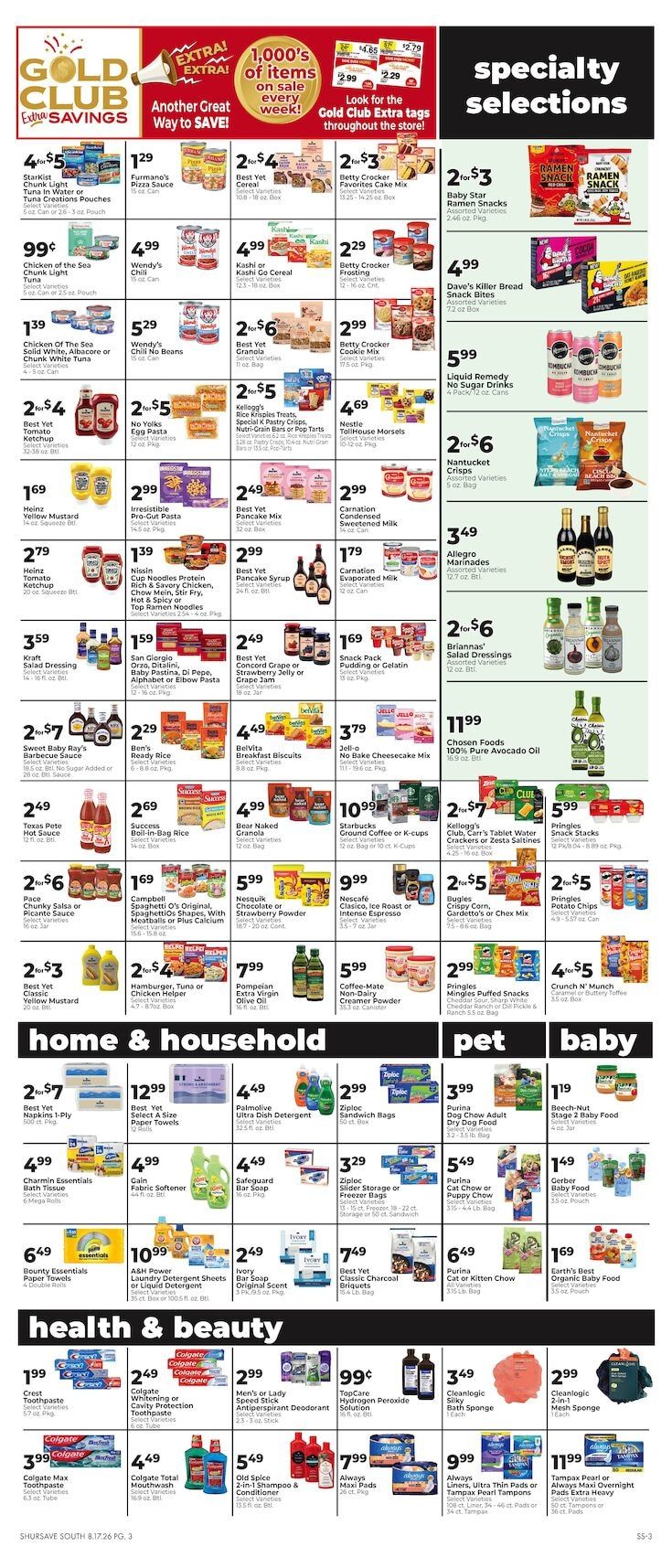 Valley Hometown Market Weekly Ad August 20 - 26, 2026