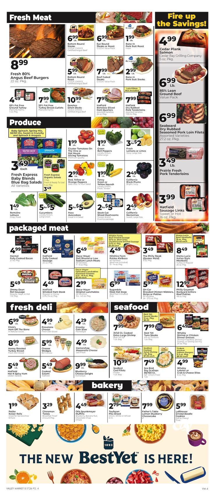 Valley Hometown Market Weekly Ad August 20 - 26, 2026