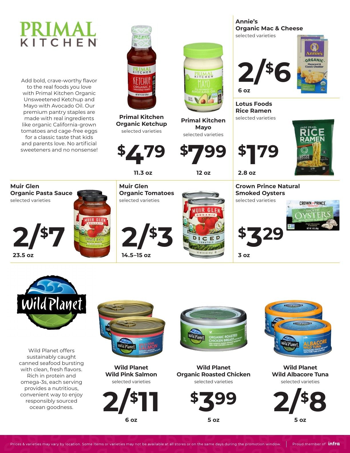 Good Harvest Market INFRA Deals Weekly Ad August 26 - September 8, 2026