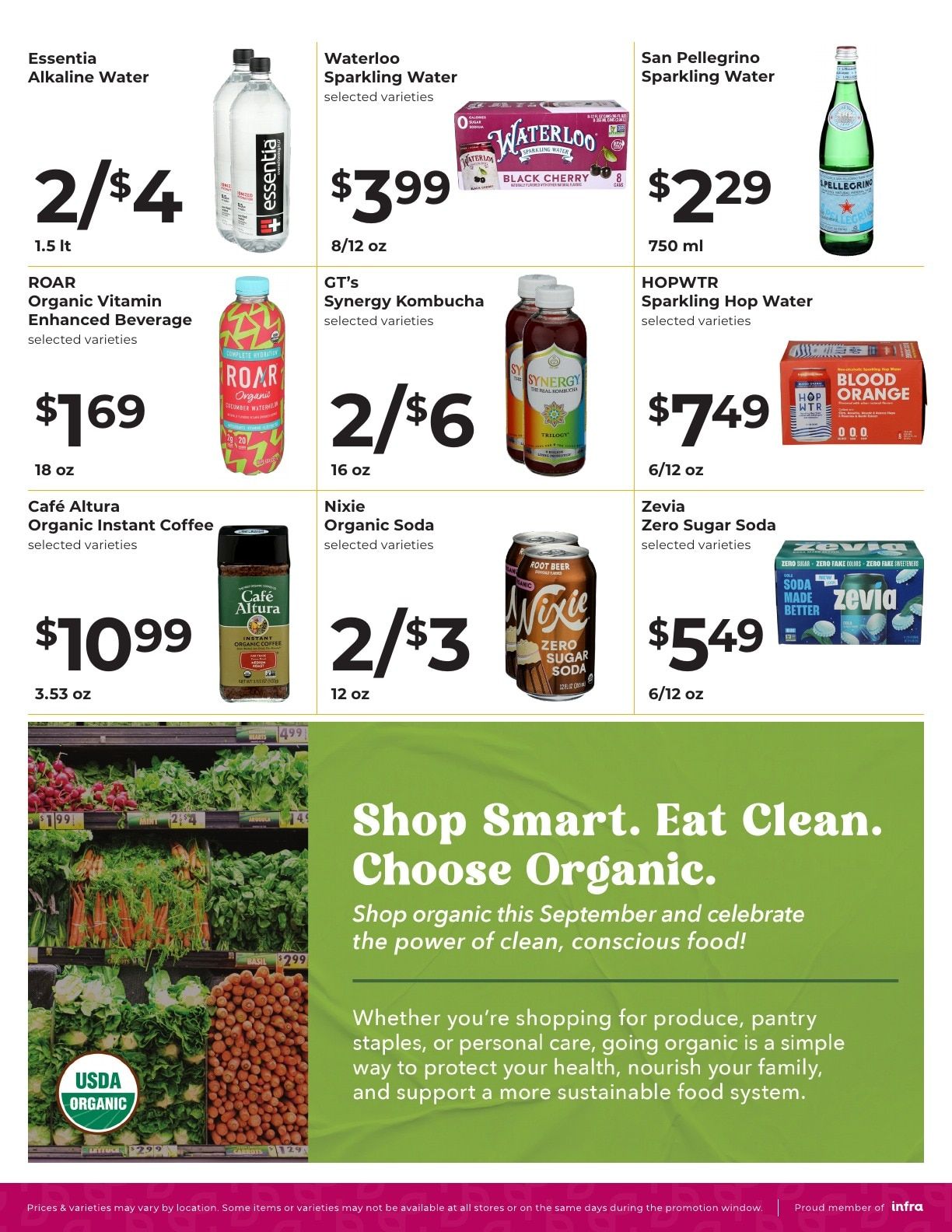Good Harvest Market INFRA Deals Weekly Ad August 26 - September 8, 2026