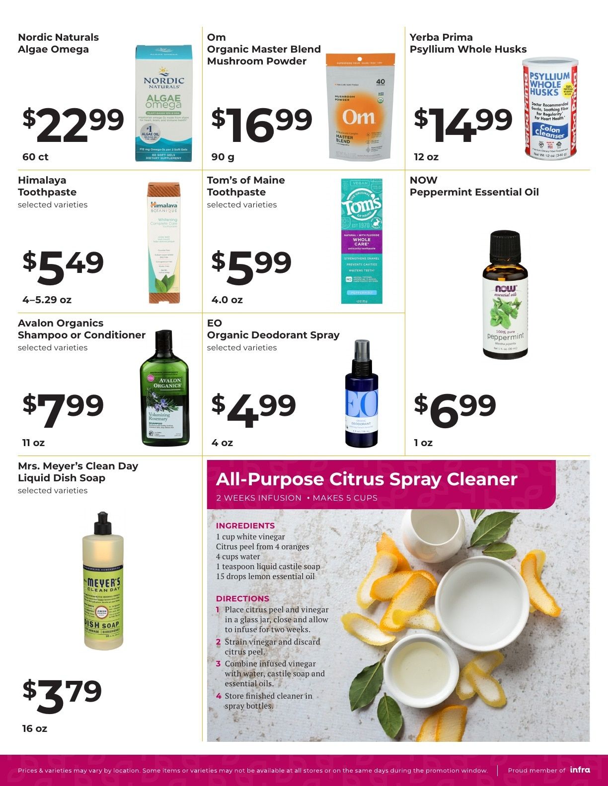 Good Harvest Market INFRA Deals Weekly Ad August 26 - September 8, 2026