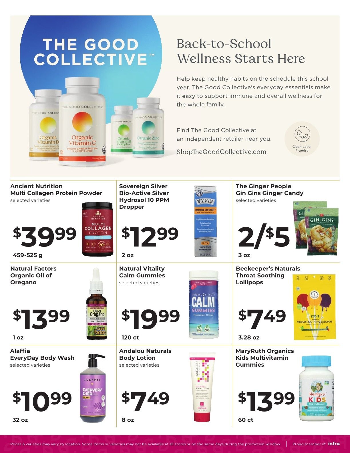 Good Harvest Market INFRA Deals Weekly Ad August 12 - 25, 2026