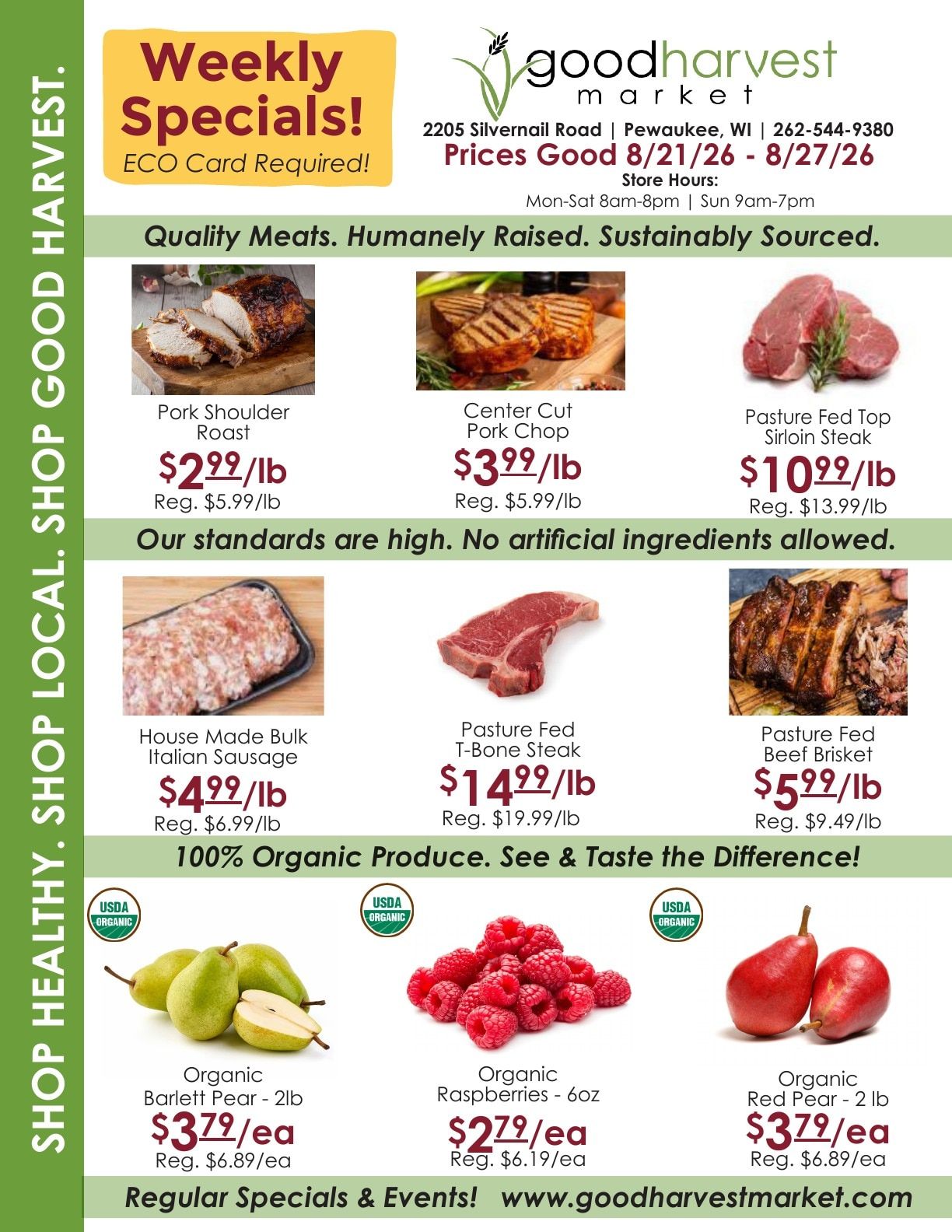Good Harvest Market Weekly Ad August 21 - 27, 2026