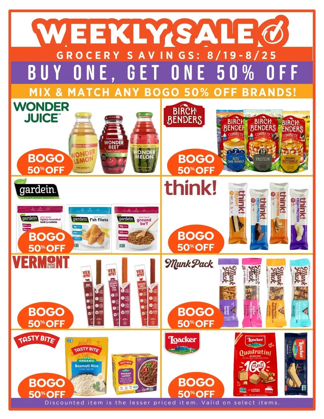 Nutrition Smart Weekly Ad August 19 - 25, 2026