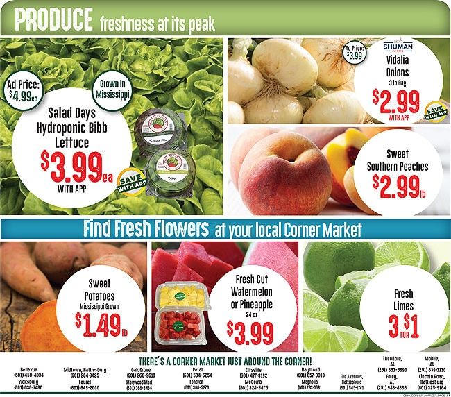 Corner Market MS (Mississippi) Weekly Ad August 19 - 25, 2026