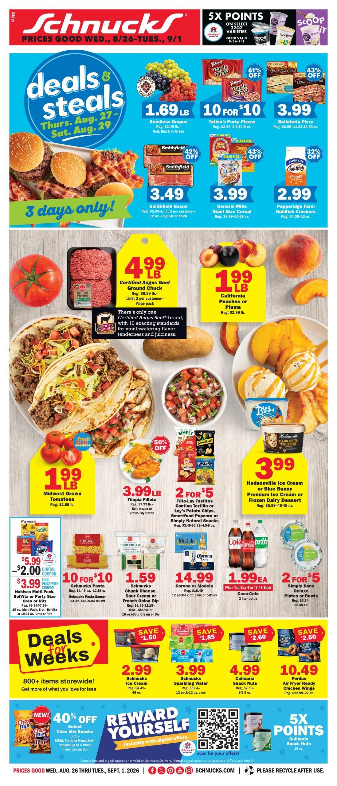Schnucks Weekly Print Weekly Ad August 26 - September 1, 2026