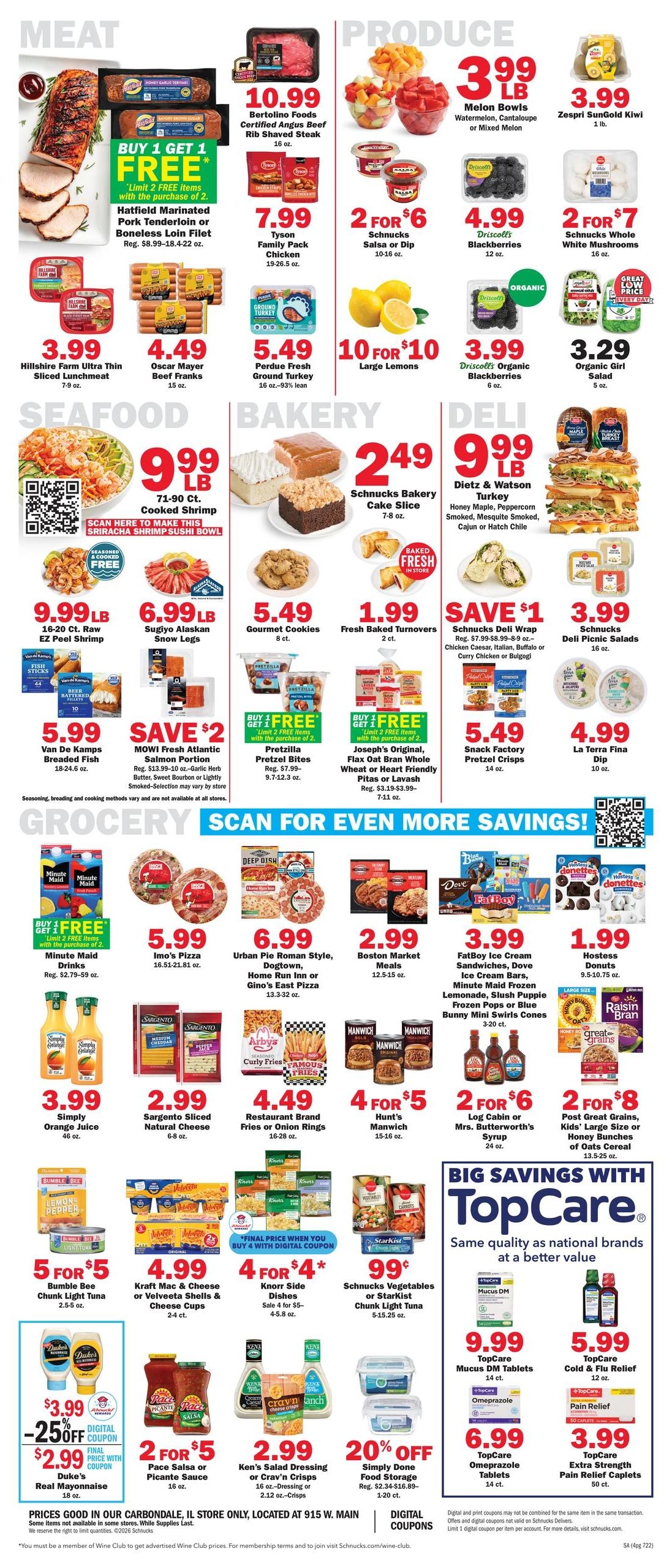 Schnucks Weekly Print Weekly Ad August 26 - September 1, 2026