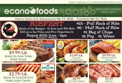 Econofoods Weekly Ad August 19 - 25, 2026