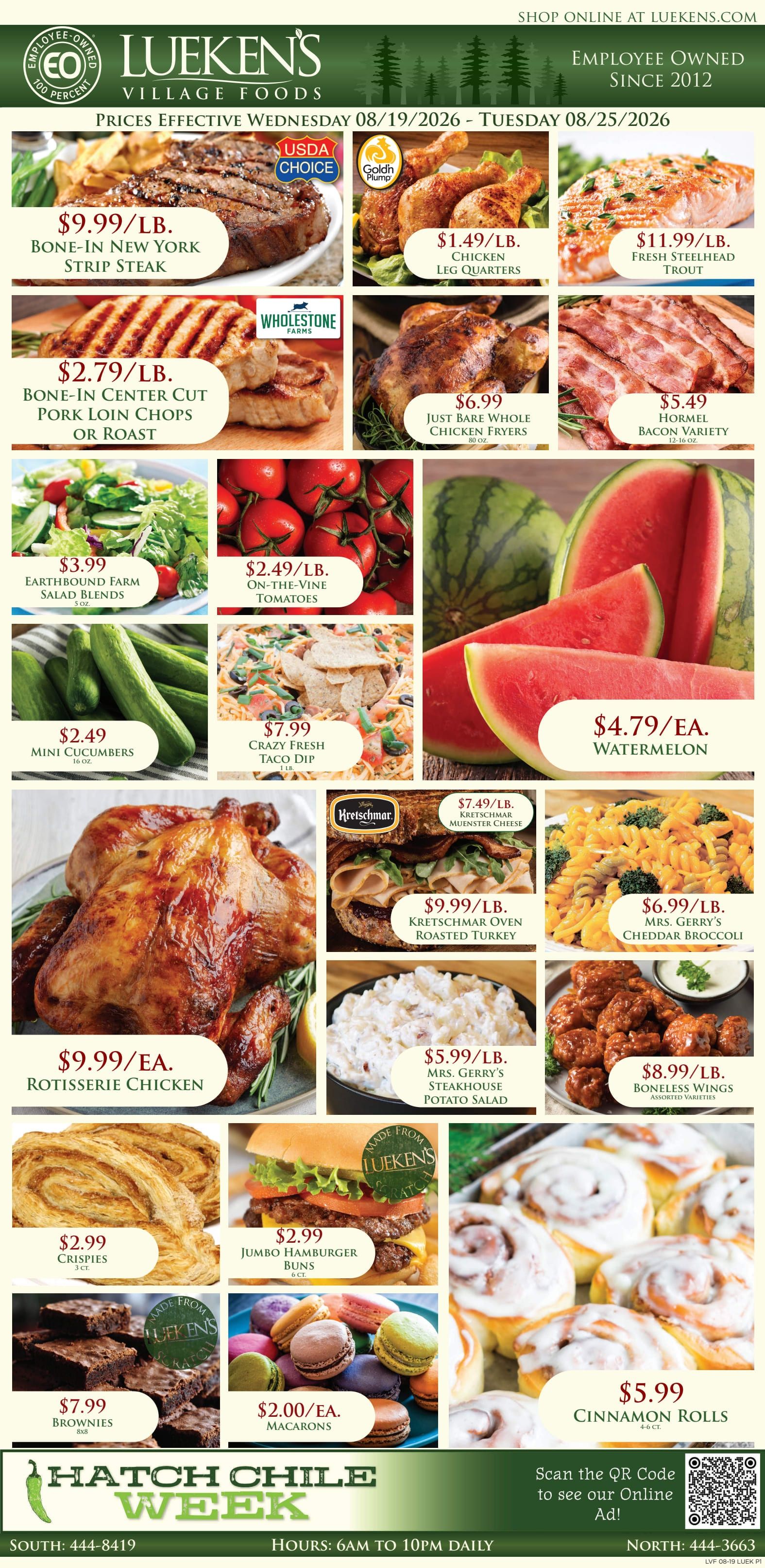 Lueken's Village Foods Weekly Ad August 19 - 25, 2026