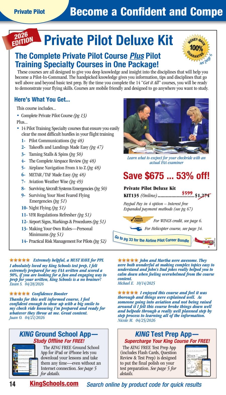 King Schools Summer and Fall Catalog Weekly Ad July 1 - September 30, 2026