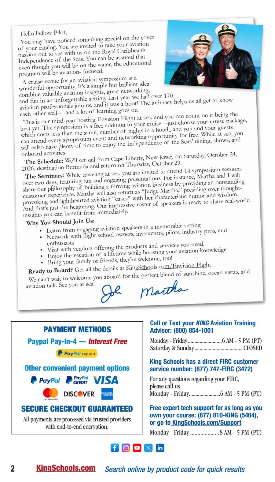 King Schools Summer and Fall Catalog Weekly Ad July 1 - September 30, 2026