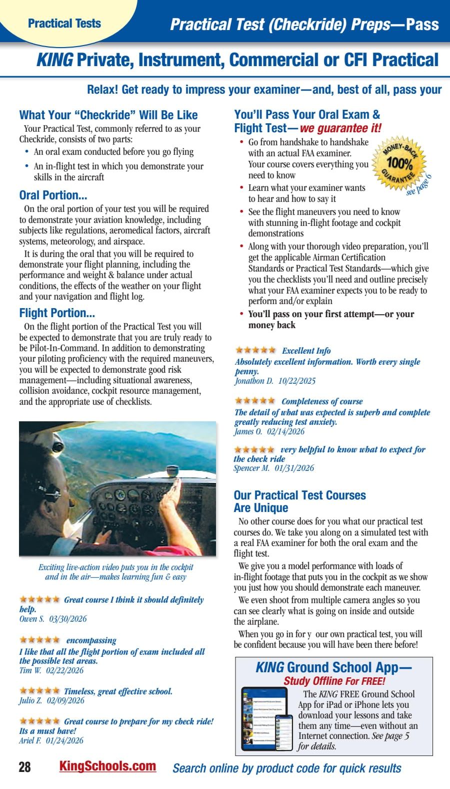 King Schools Summer and Fall Catalog Weekly Ad July 1 - September 30, 2026