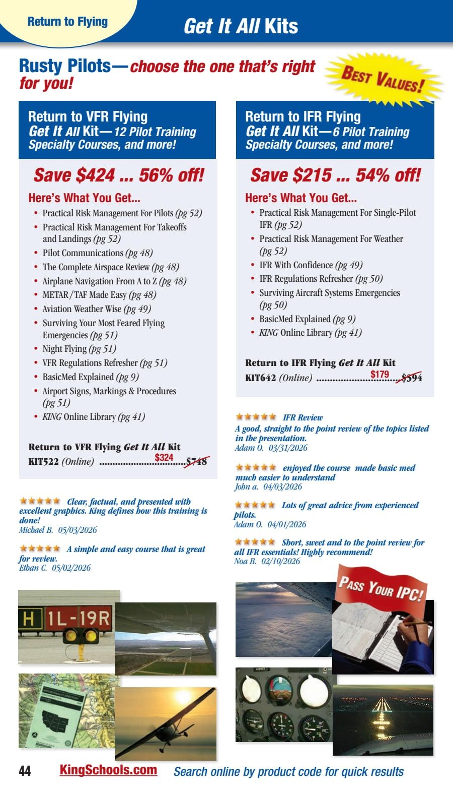 King Schools Summer and Fall Catalog Weekly Ad July 1 - September 30, 2026
