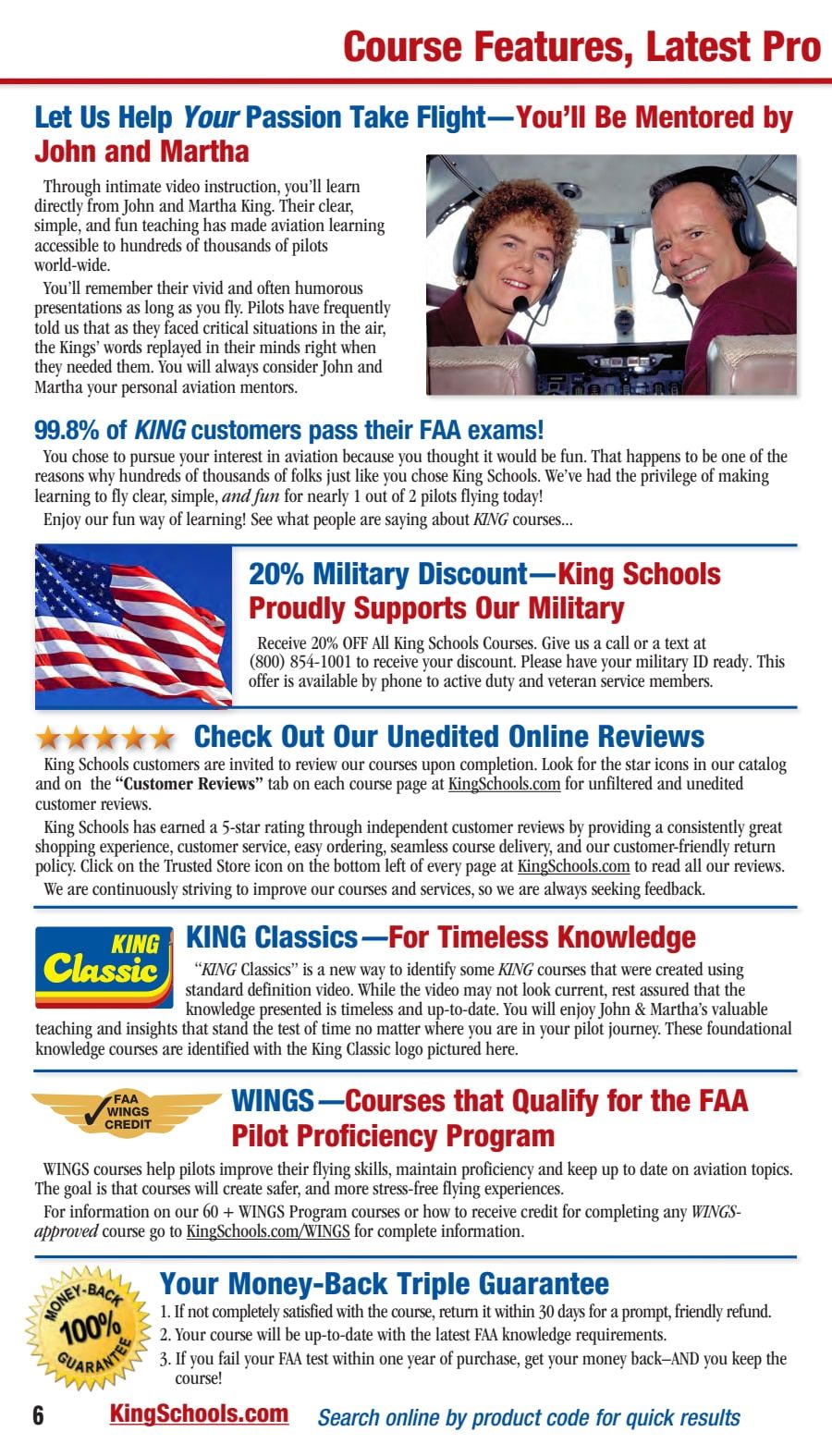King Schools Summer and Fall Catalog Weekly Ad July 1 - September 30, 2026