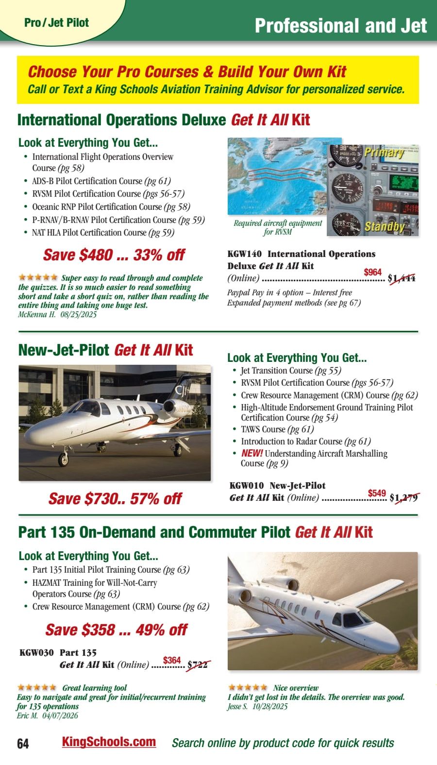 King Schools Summer and Fall Catalog Weekly Ad July 1 - September 30, 2026