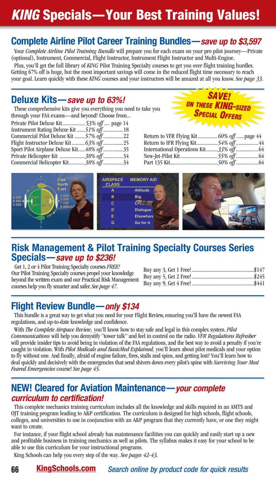 King Schools Summer and Fall Catalog Weekly Ad July 1 - September 30, 2026