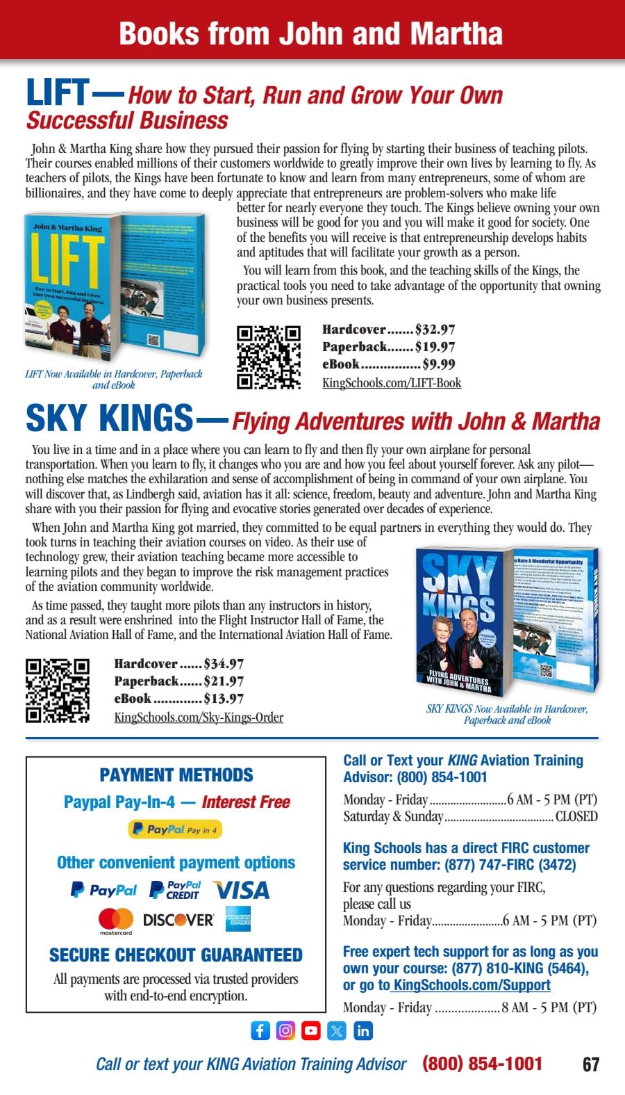 King Schools Summer and Fall Catalog Weekly Ad July 1 - September 30, 2026