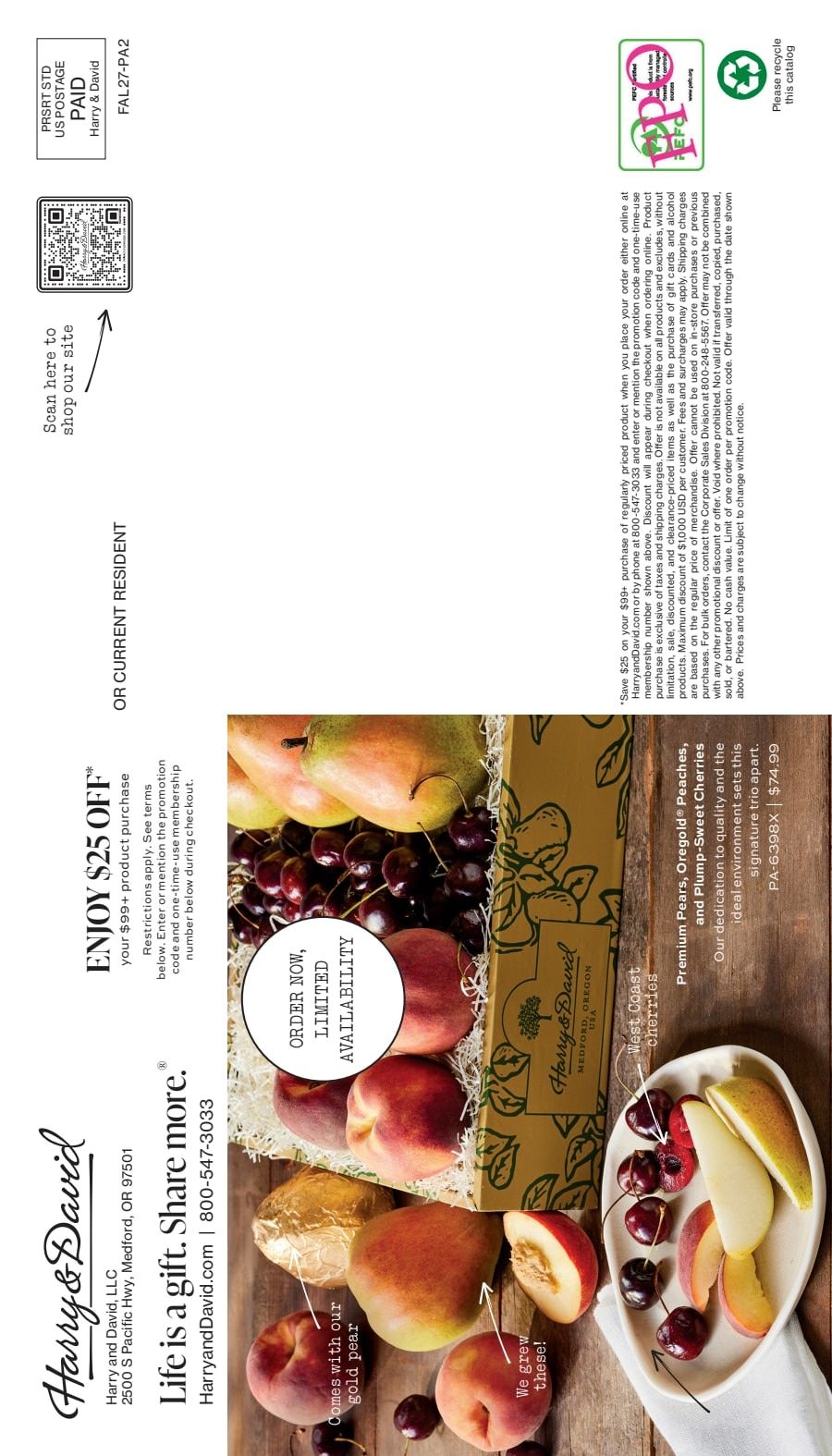 Harry & David Summer Catalog Weekly Ad July 1 - September 3, 2026