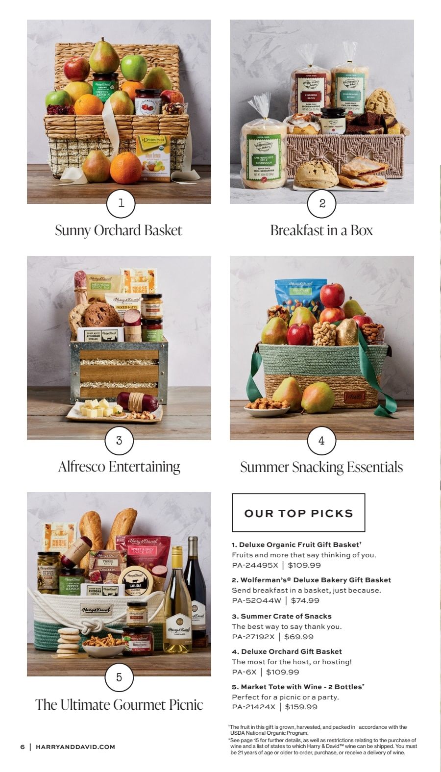 Harry & David Summer Catalog Weekly Ad July 1 - September 3, 2026