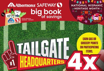 Safeway (CO, KS, NE, NM, SD, WY) Big Book of Savings Weekly Ad August 25 - September 28, 2026