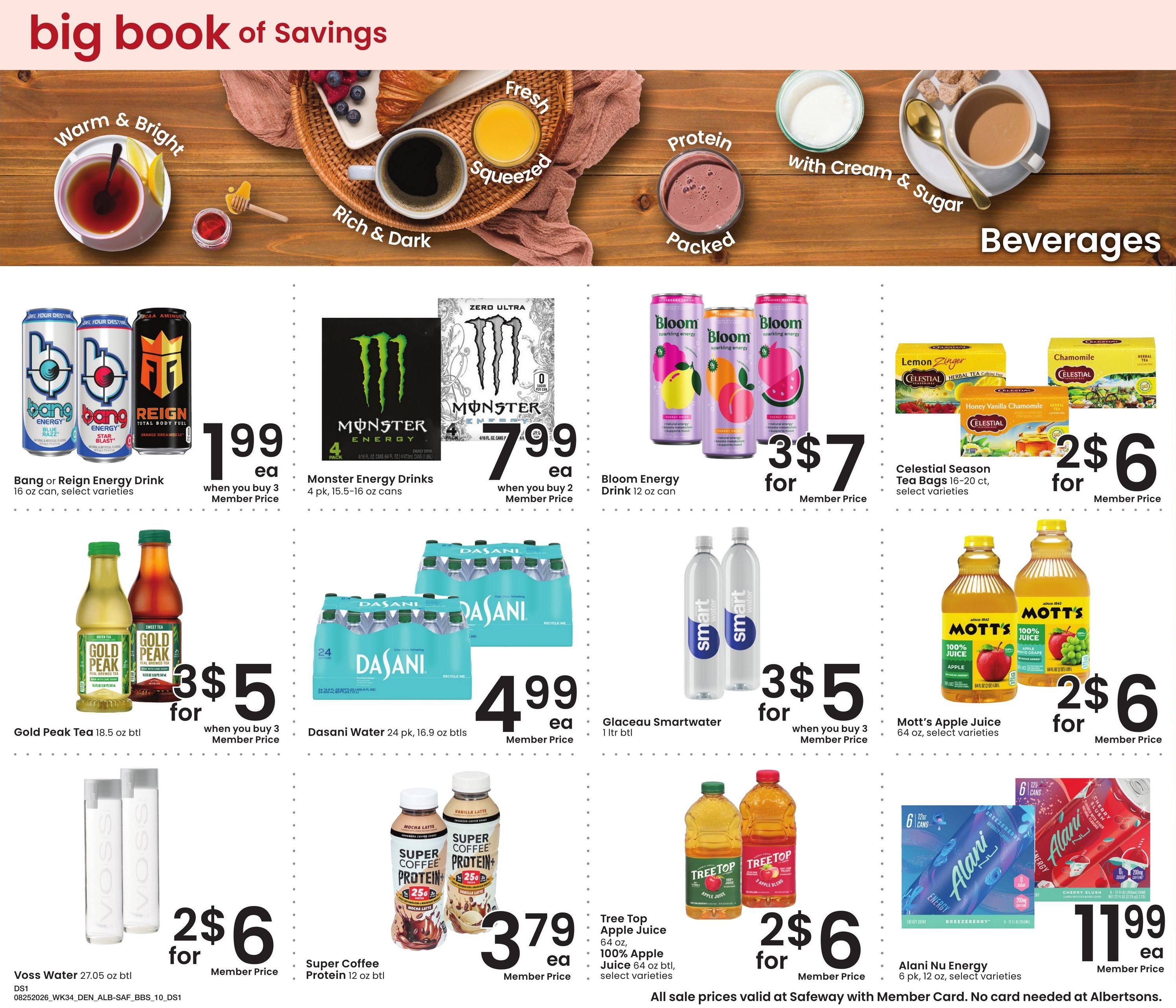 Safeway (CO, KS, NE, NM, SD, WY) Big Book of Savings Weekly Ad August 25 - September 28, 2026