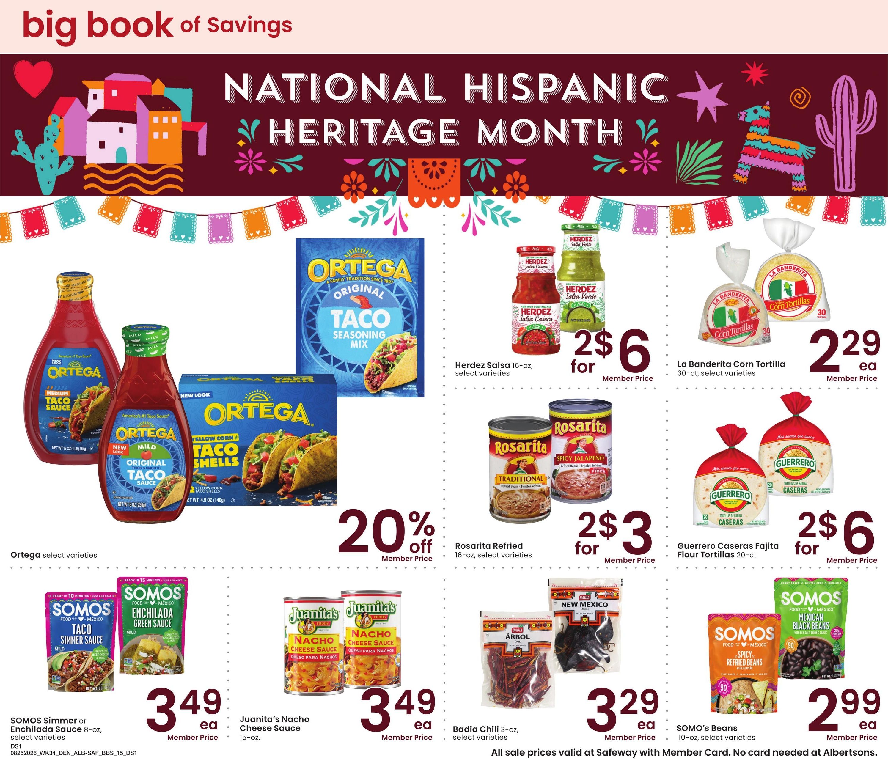 Safeway (CO, KS, NE, NM, SD, WY) Big Book of Savings Weekly Ad August 25 - September 28, 2026