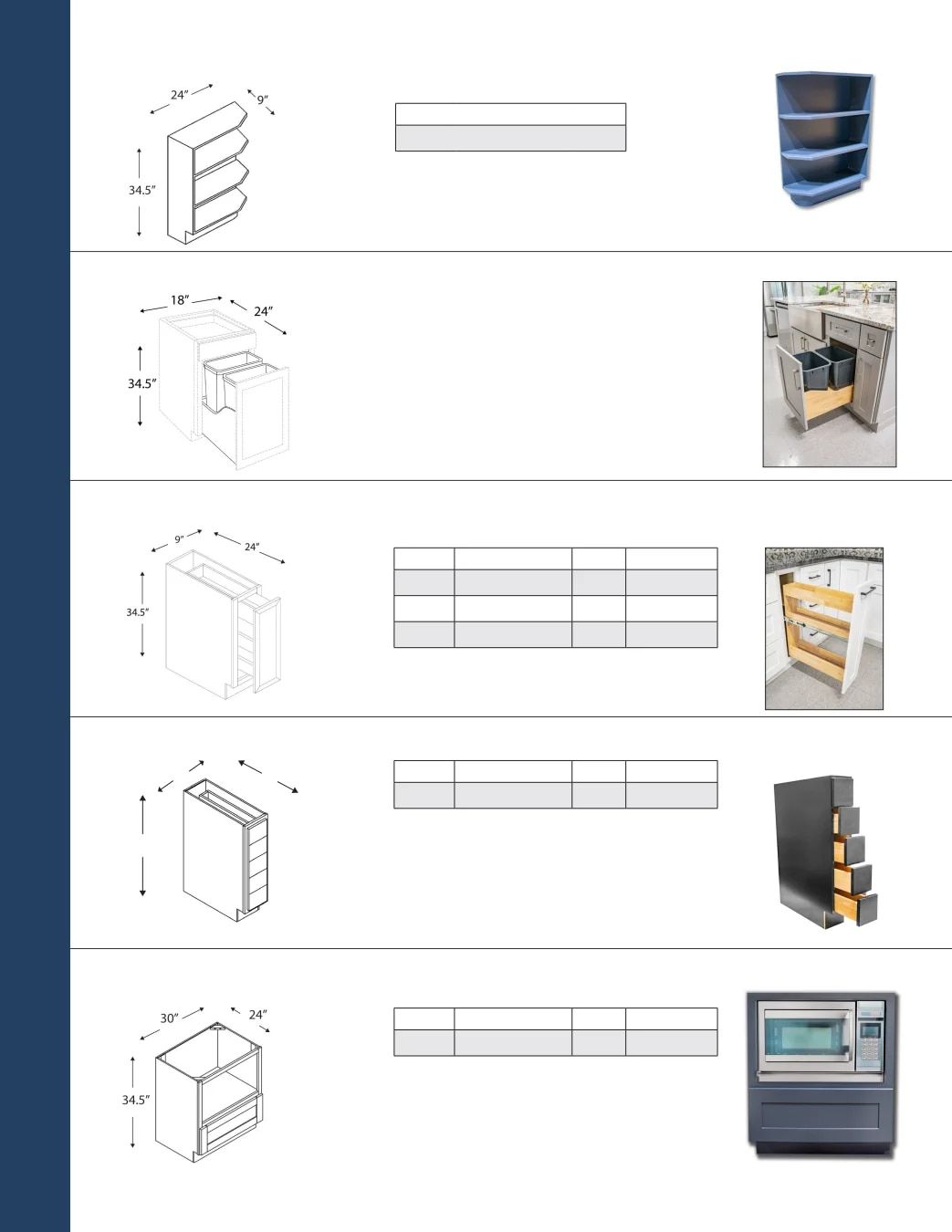 Blue Valley Cabinets Annual Catalog Weekly Ad January 1 - December 31, 2026