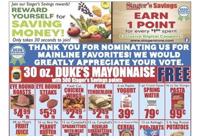 Stager's Store Weekly Ad August 20 - 26, 2026