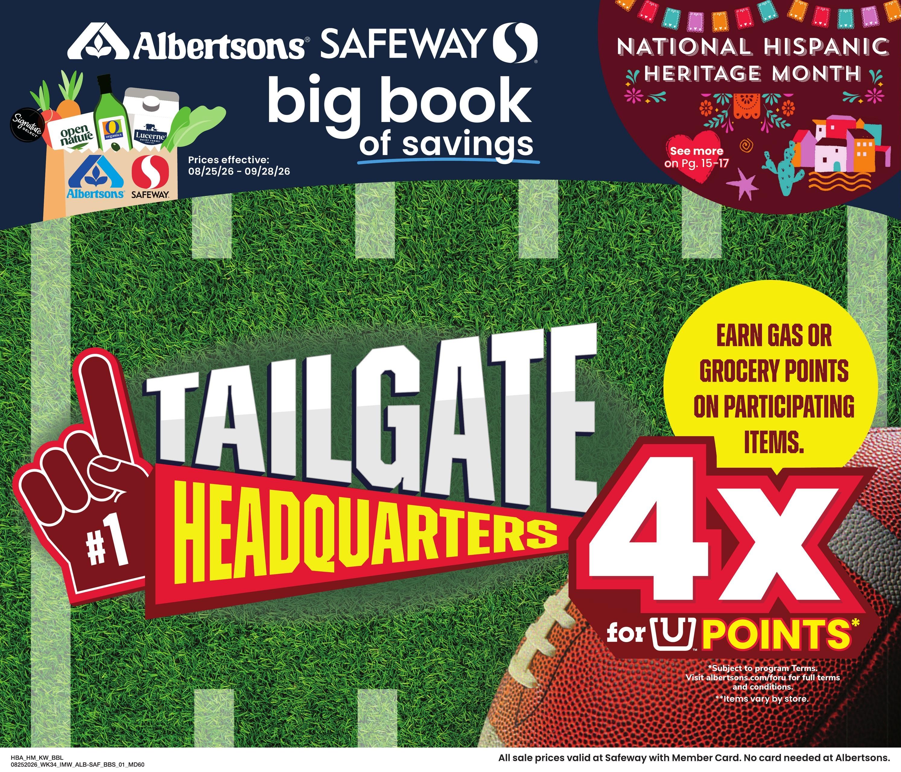 Safeway (MT) Big Book of Savings Weekly Ad August 25 - September 28, 2026