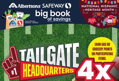 Safeway (MT) Big Book of Savings Weekly Ad August 25 - September 28, 2026