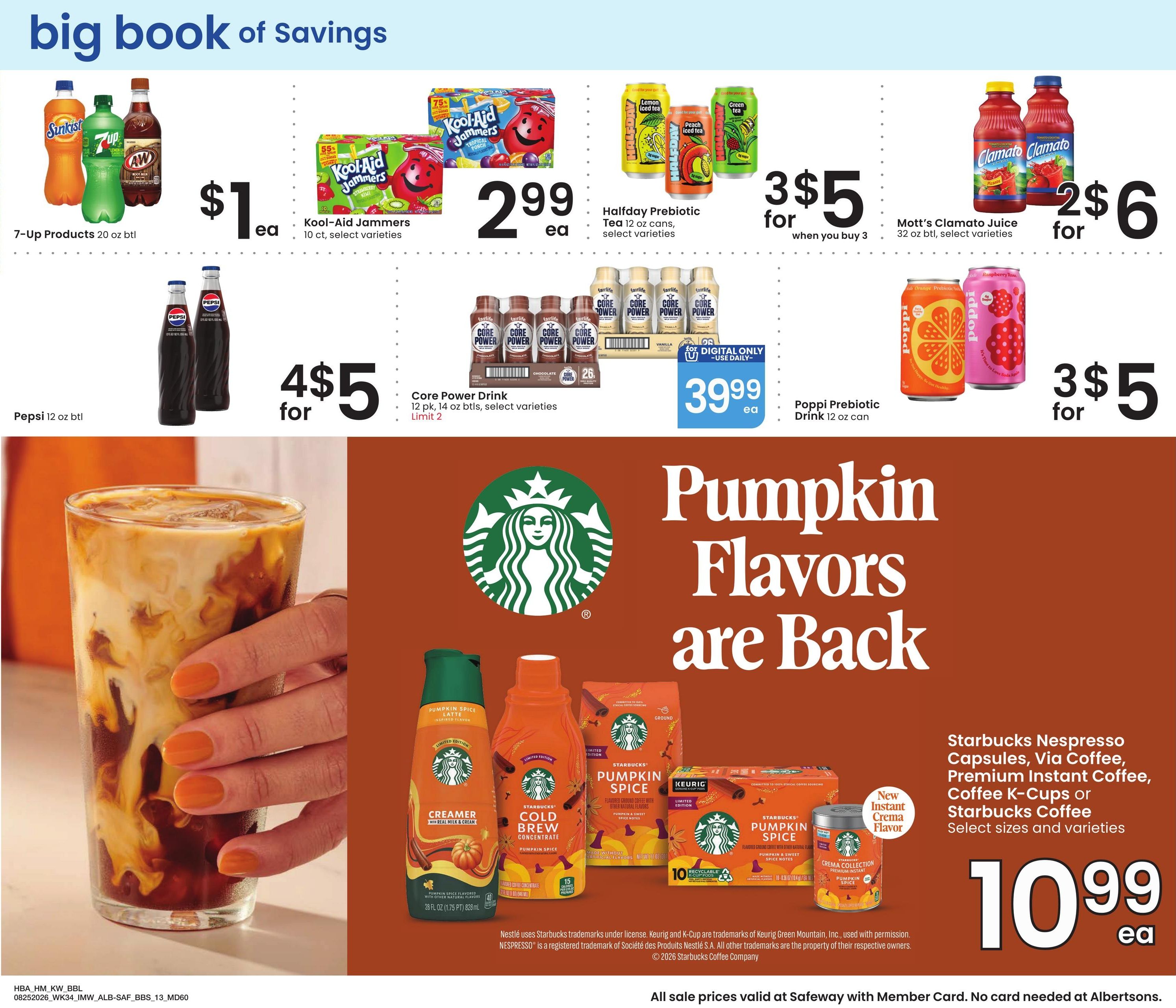 Safeway (MT) Big Book of Savings Weekly Ad August 25 - September 28, 2026