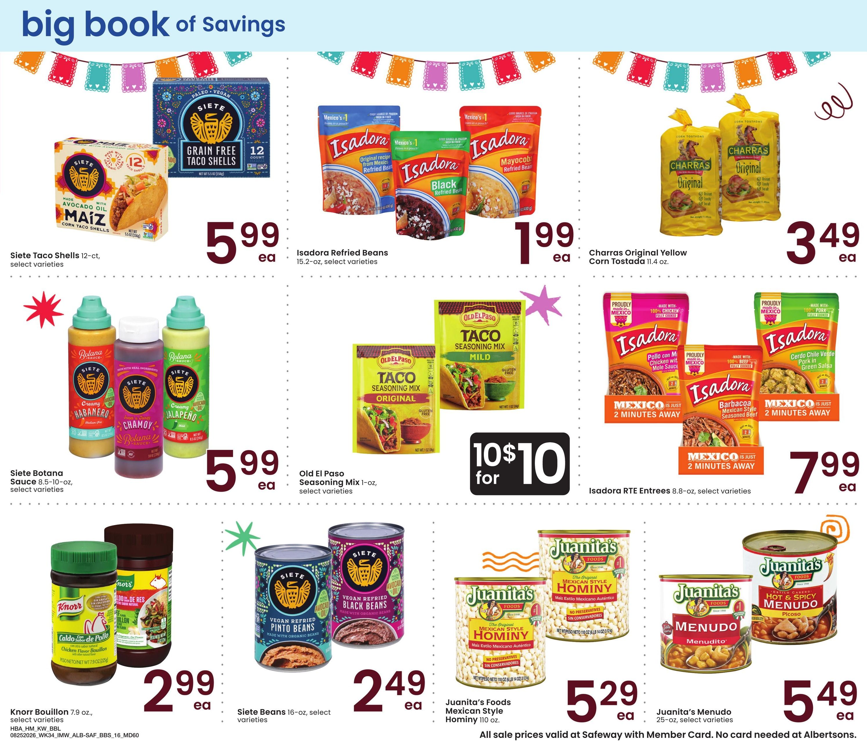 Safeway (MT) Big Book of Savings Weekly Ad August 25 - September 28, 2026