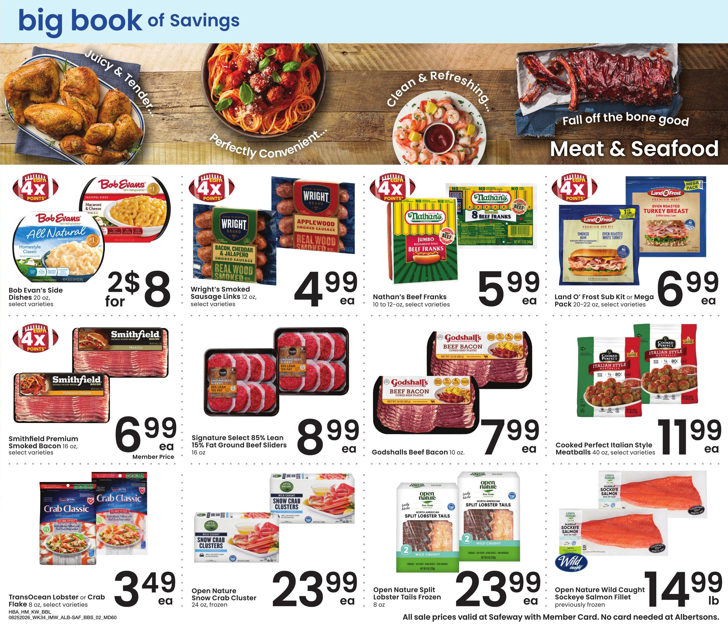 Safeway (MT) Big Book of Savings Weekly Ad August 25 - September 28, 2026