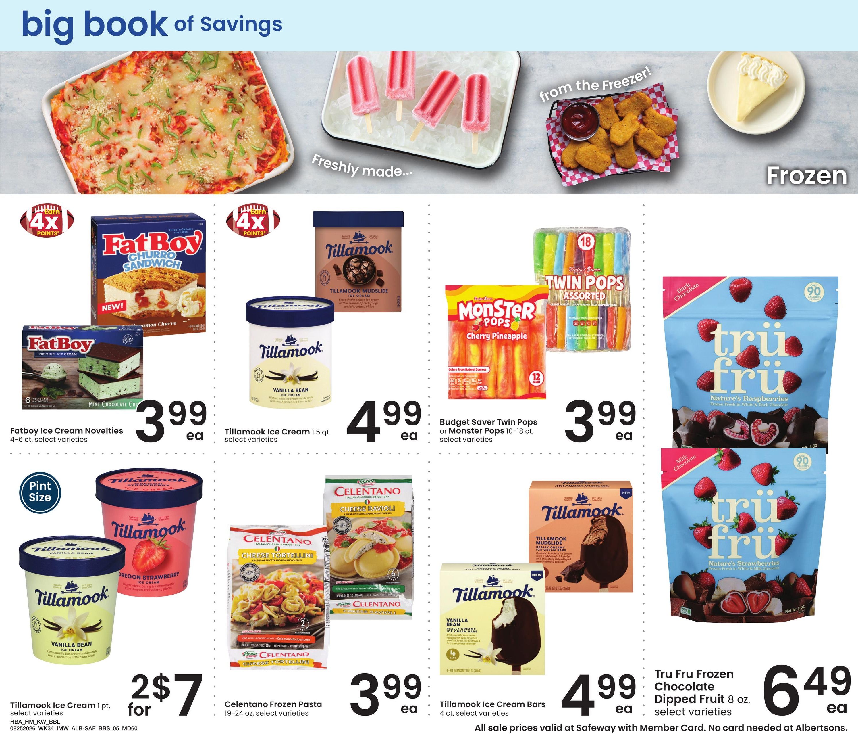 Safeway (MT) Big Book of Savings Weekly Ad August 25 - September 28, 2026