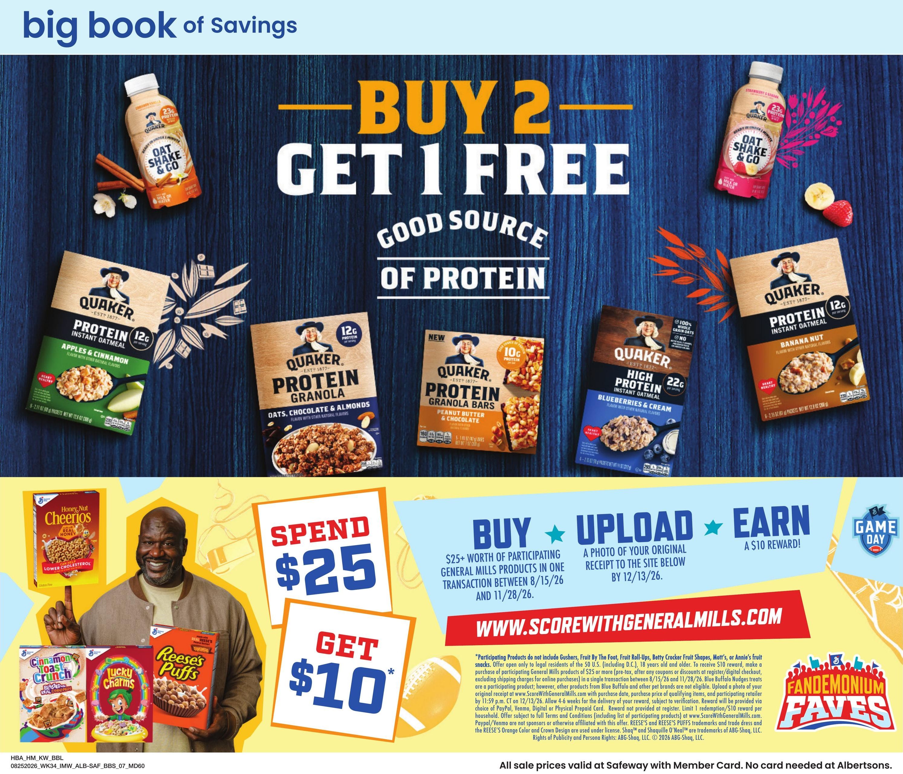 Safeway (MT) Big Book of Savings Weekly Ad August 25 - September 28, 2026