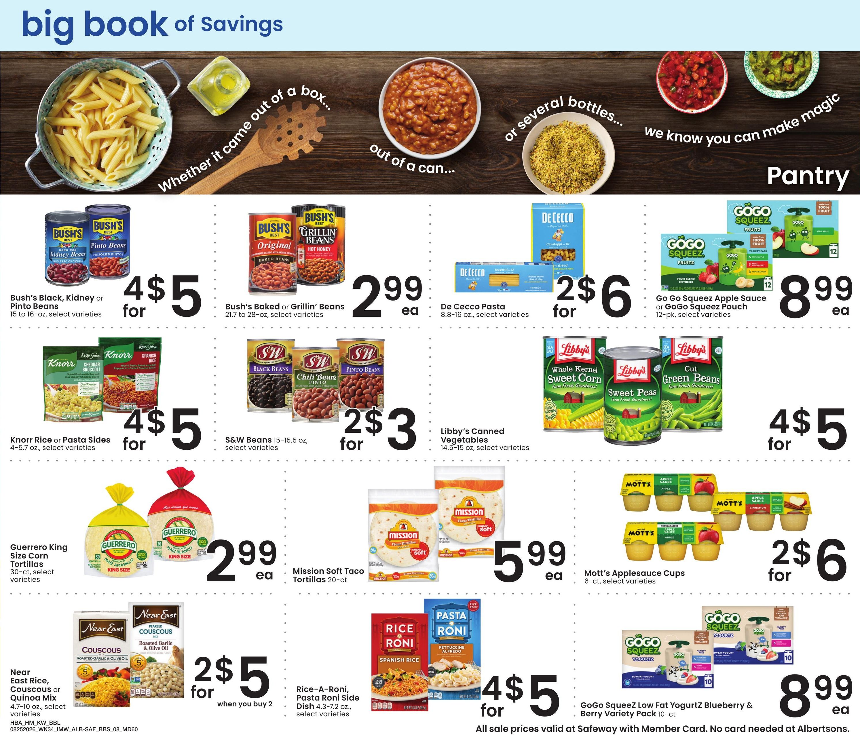 Safeway (MT) Big Book of Savings Weekly Ad August 25 - September 28, 2026