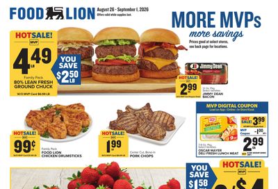 Food Lion (Rockingham Area, NC) Weekly Ad August 26 - September 1, 2026