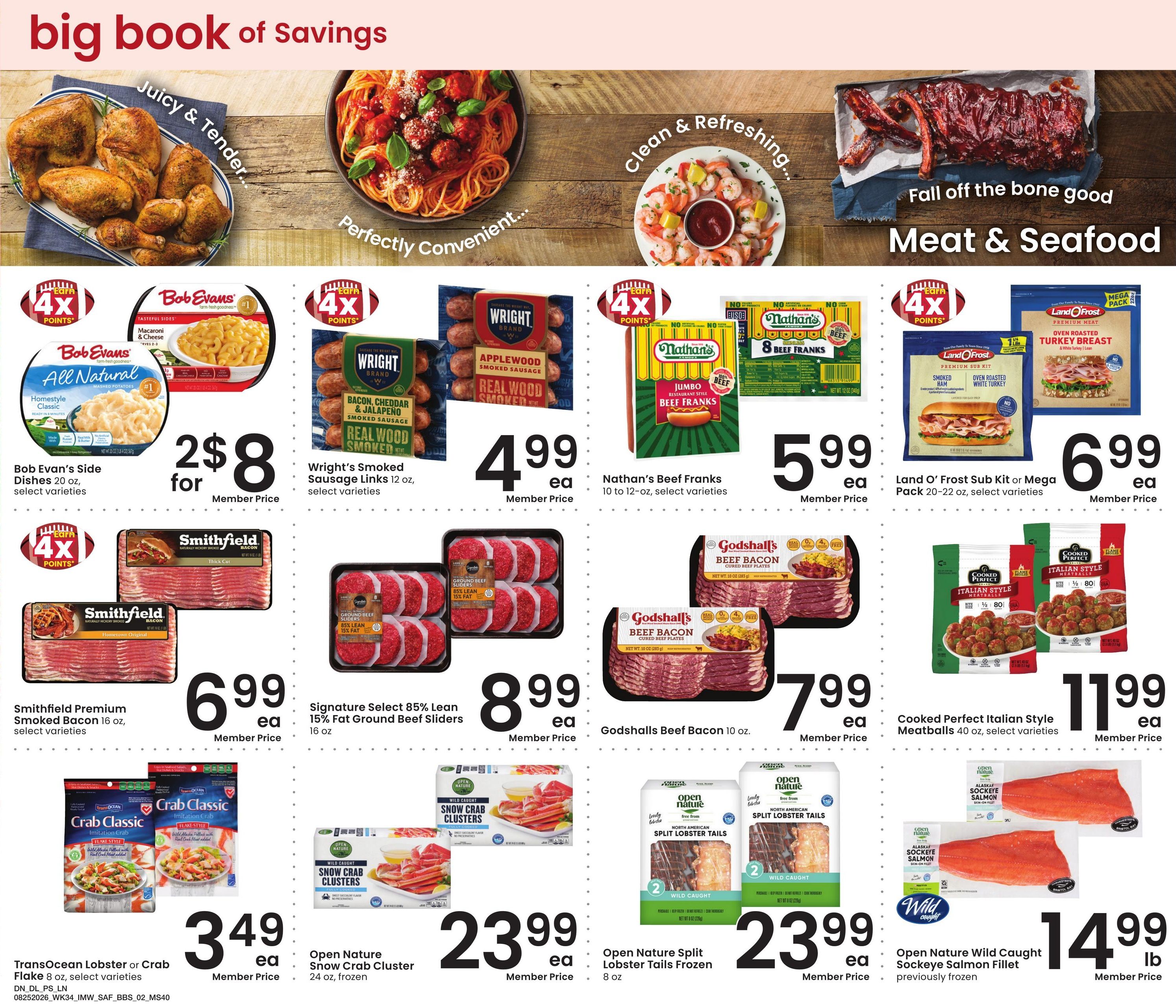 Safeway (Avon Area, MT) Big Book of Savings Weekly Ad August 25 - September 28, 2026