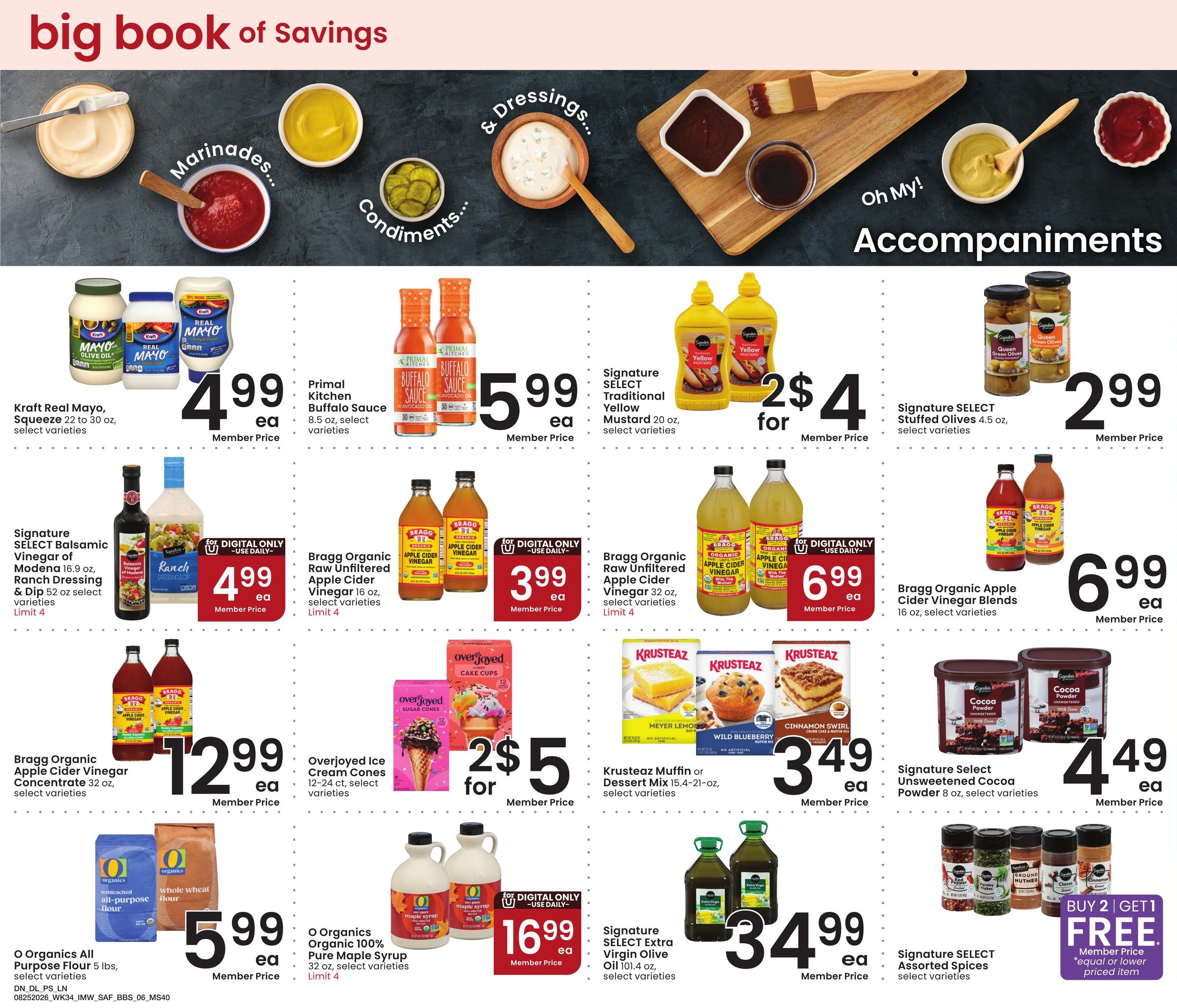 Safeway (Avon Area, MT) Big Book of Savings Weekly Ad August 25 - September 28, 2026