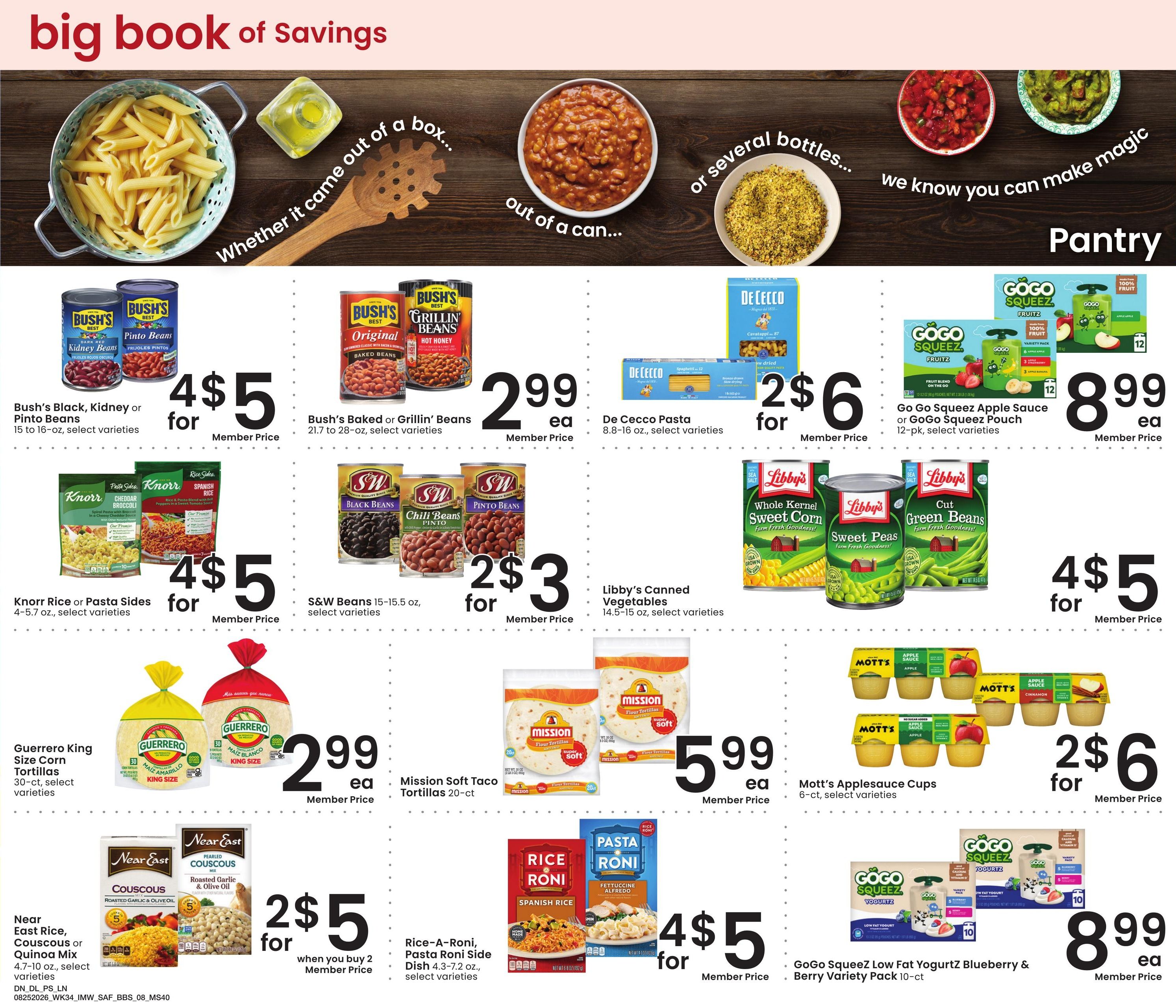 Safeway (Avon Area, MT) Big Book of Savings Weekly Ad August 25 - September 28, 2026