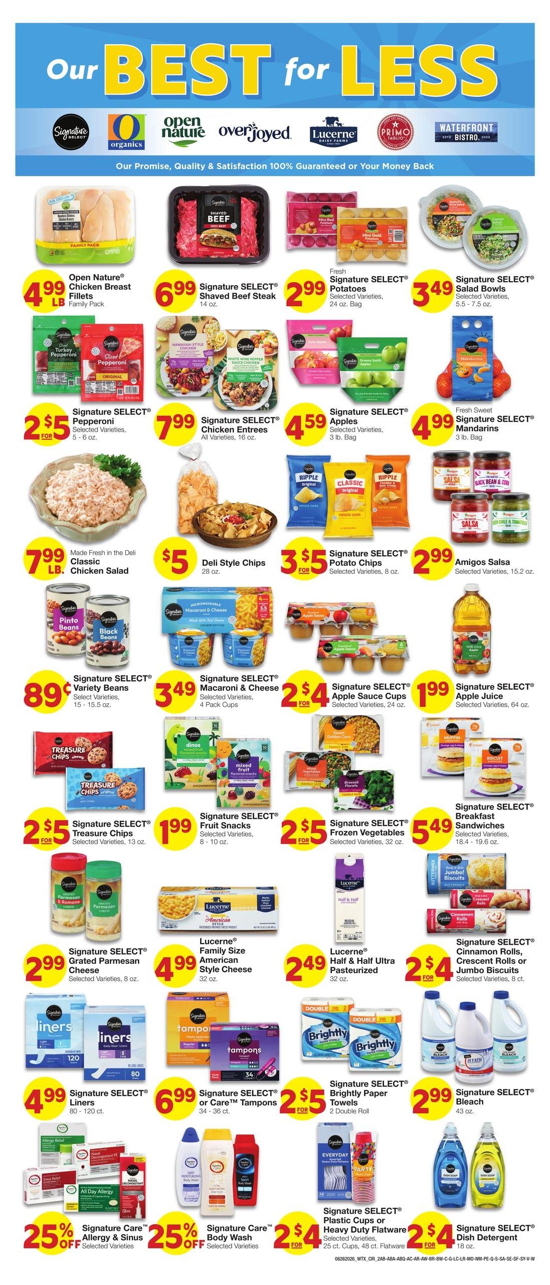 Market Street (San Angelo Area, TX) Weekly Ad August 26 - September 1, 2026