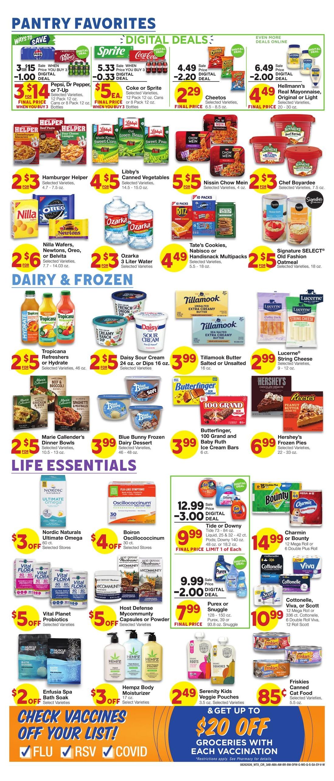 Market Street (San Angelo Area, TX) Weekly Ad August 26 - September 1, 2026