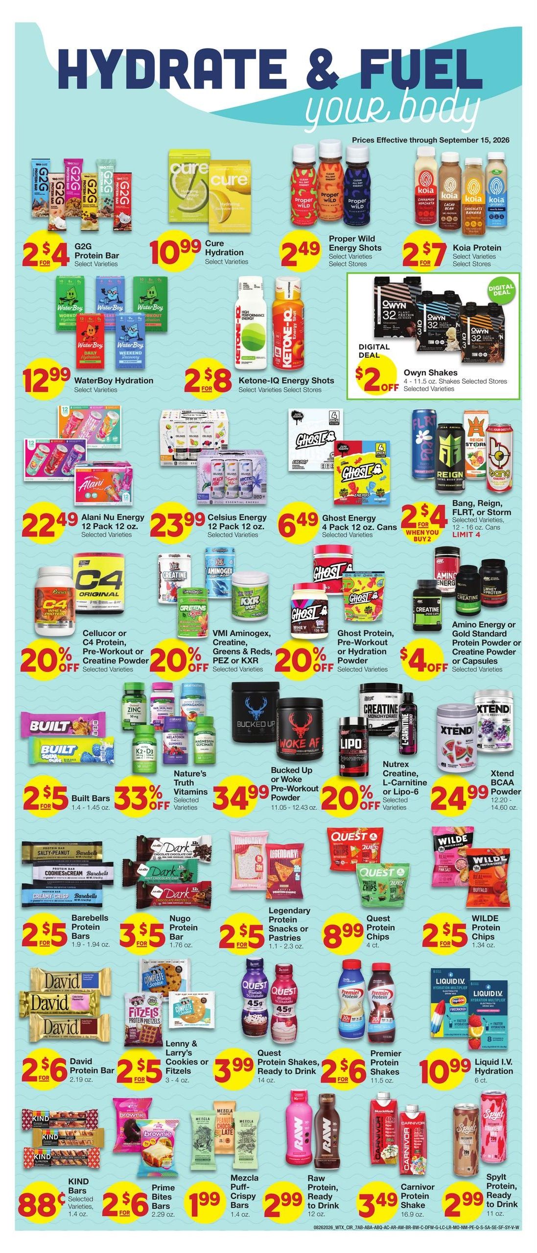 Market Street (San Angelo Area, TX) Weekly Ad August 26 - September 1, 2026