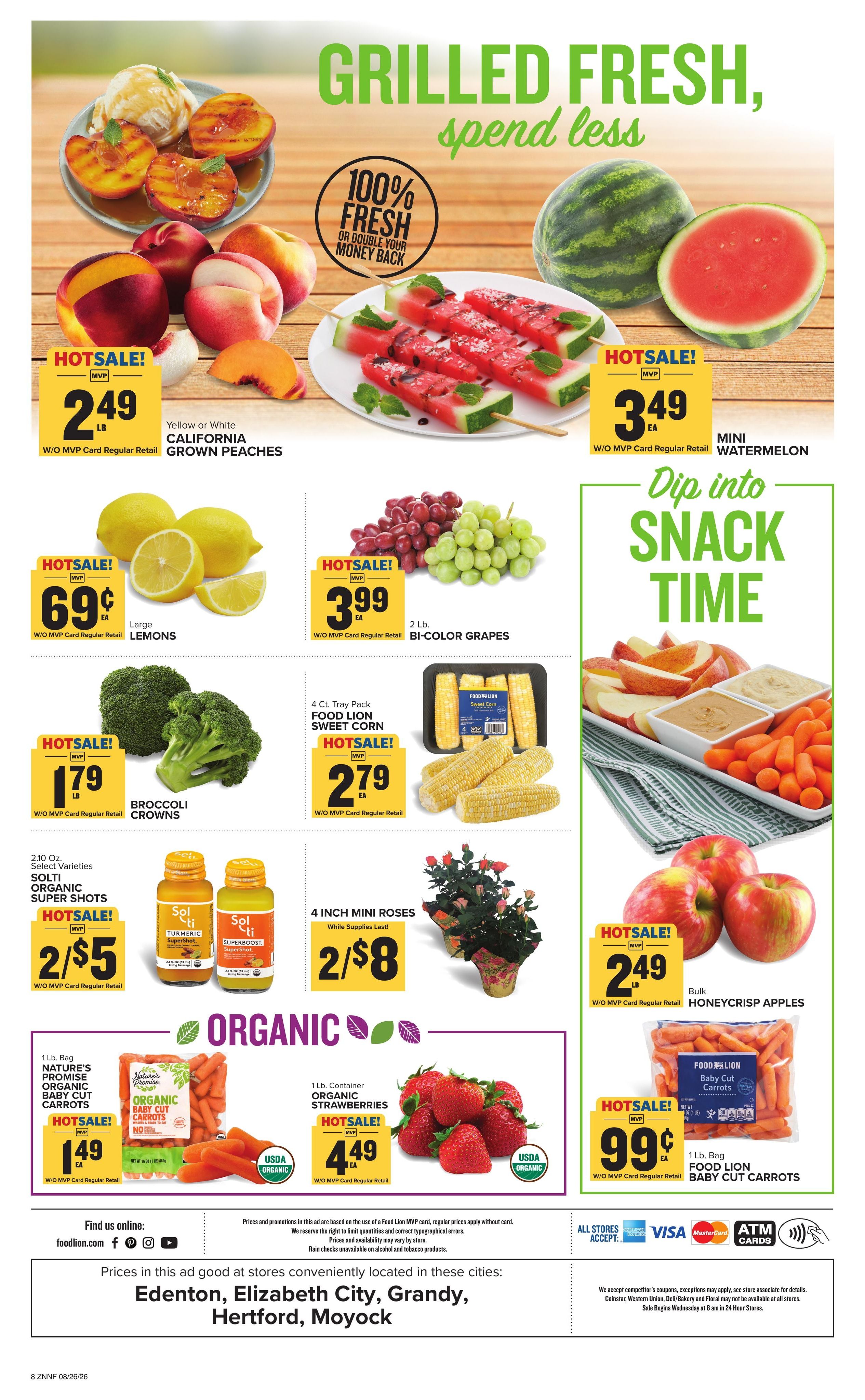 Food Lion (Knotts Island Area, NC) Weekly Ad August 26 - September 1, 2026