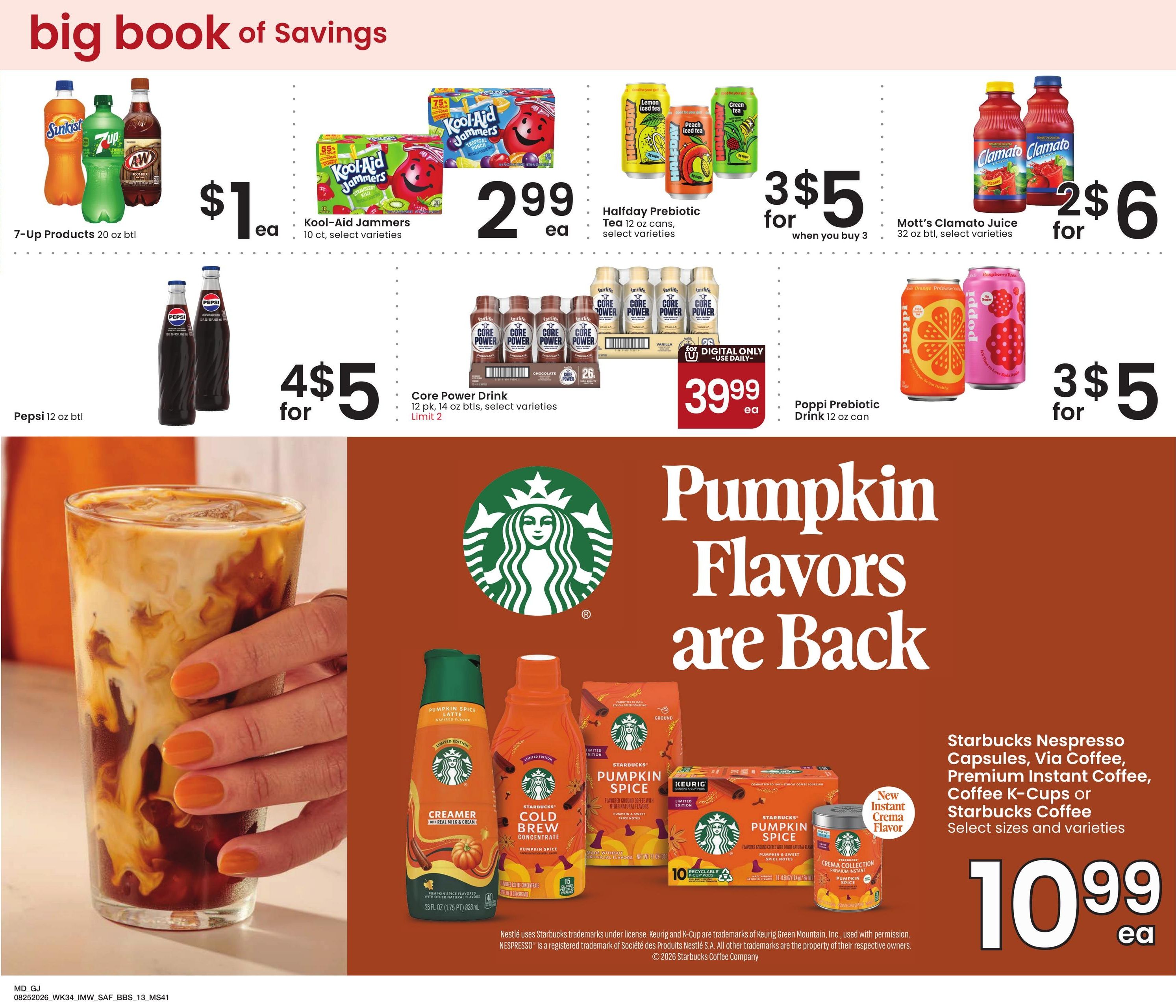 Safeway (CO) Big Book of Savings Weekly Ad August 25 - September 28, 2026
