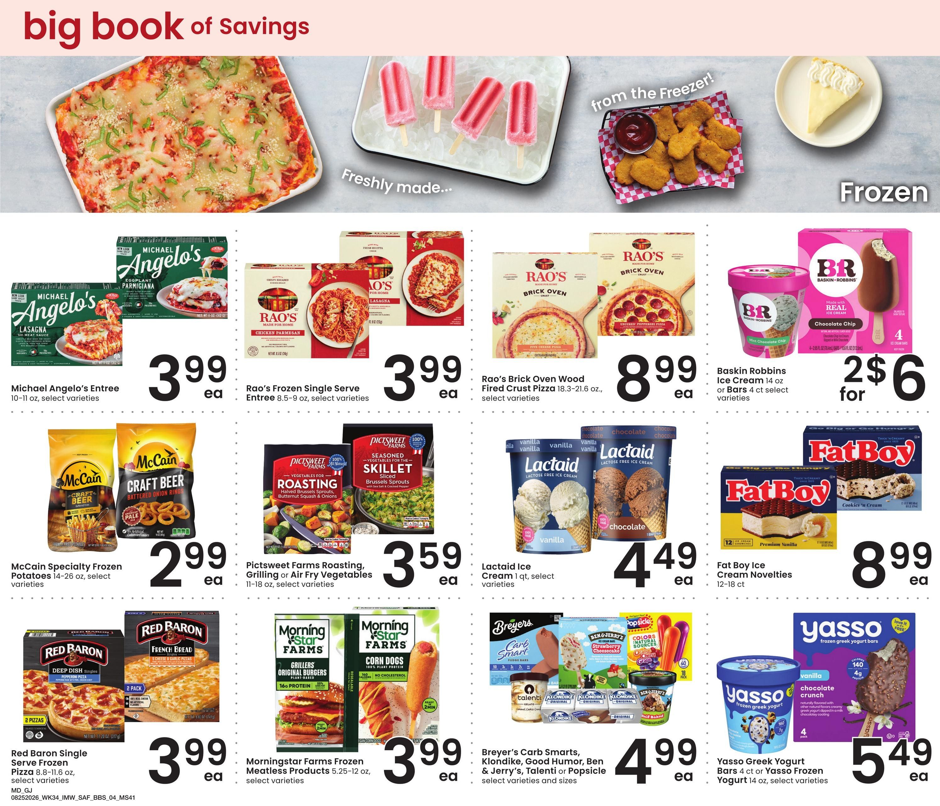 Safeway (CO) Big Book of Savings Weekly Ad August 25 - September 28, 2026