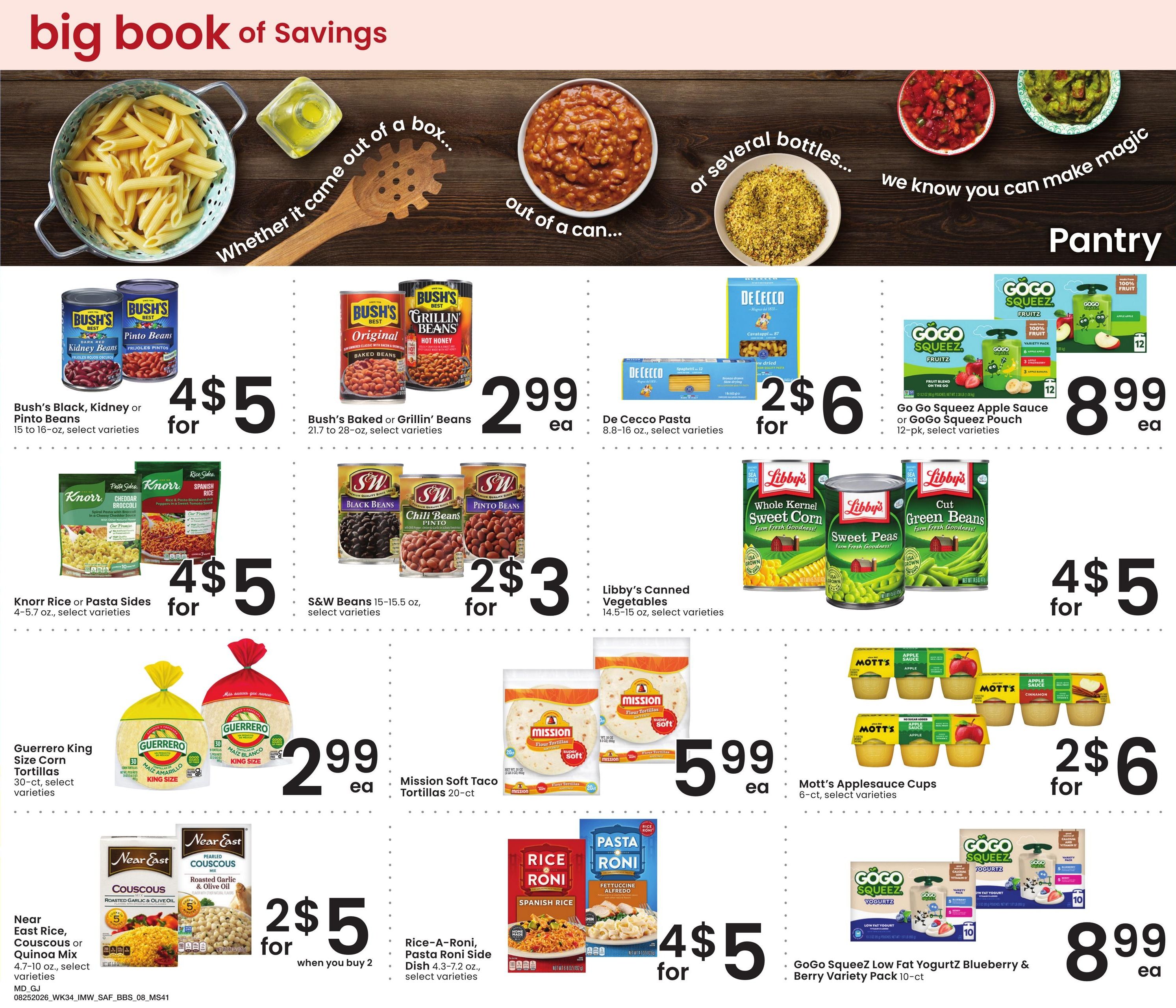 Safeway (CO) Big Book of Savings Weekly Ad August 25 - September 28, 2026