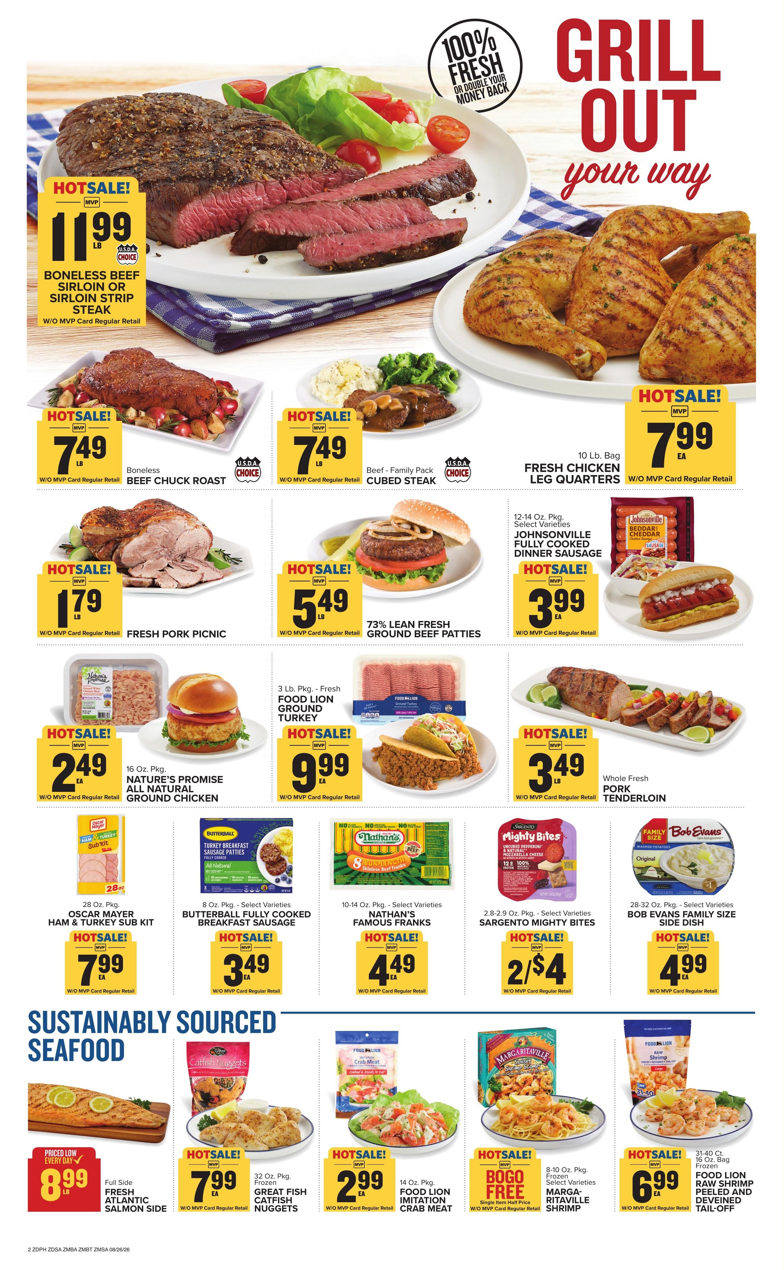 Food Lion (Philadelphia–Oaklyn Area, NJ–PA) Weekly Ad August 26 - September 1, 2026