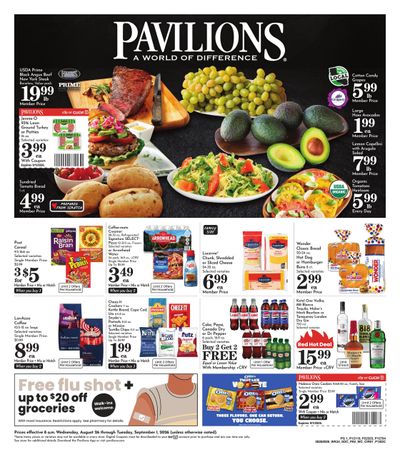 Pavilions (El Cajon–La Mesa Area, CA) Weekly Ad August 26 - September 1, 2026