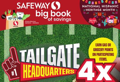 Safeway (Arapahoe Area, WY) Big Book of Savings Weekly Ad August 25 - September 28, 2026